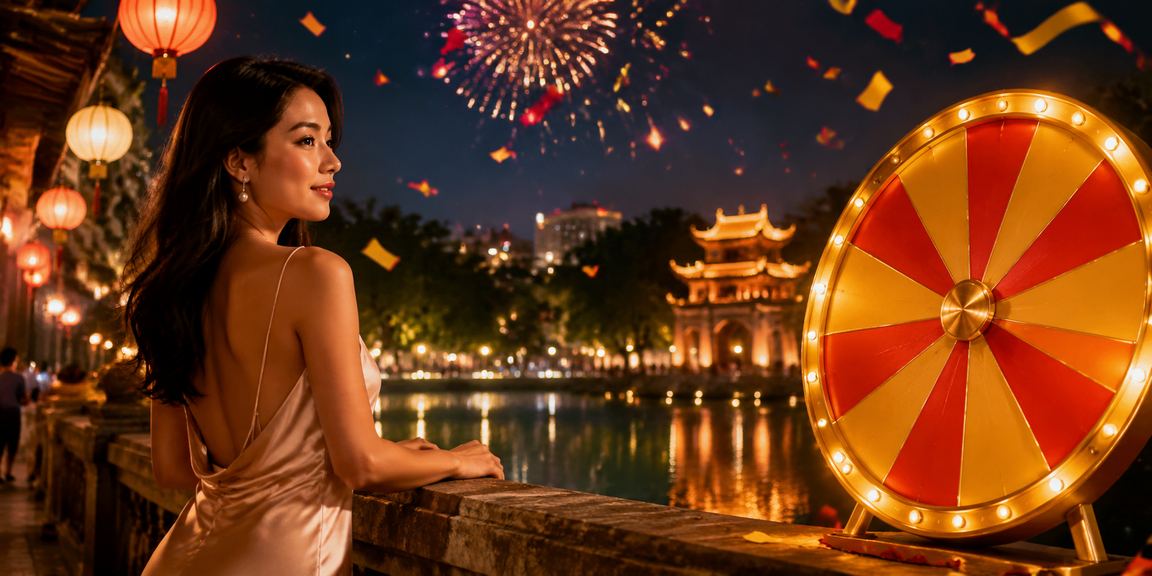 Người dùng setop1 tham gia lucky draw sôi động tại chợ đêm Hà Nội