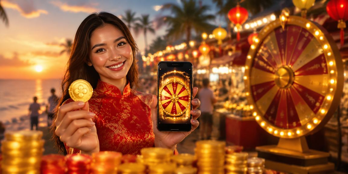 Không khí lucky draw sôi động tại chợ đêm Phú Quốc – trải nghiệm cá cược đêm hè